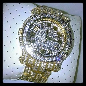 Iced out watch